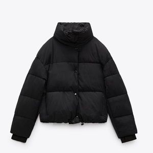 Zara Black Puffer Jacket (new with tags)